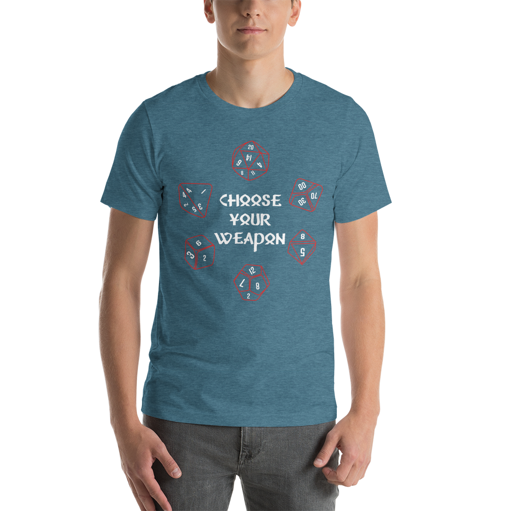Choose Your Weapon Dungeon RPG Unisex T-Shirt
