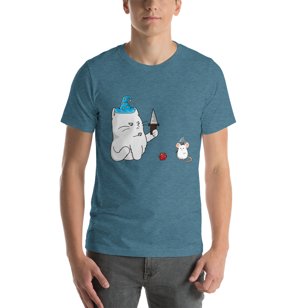 Cat and Mouse Adventure Party Dungeon RPG Unisex T-Shirt