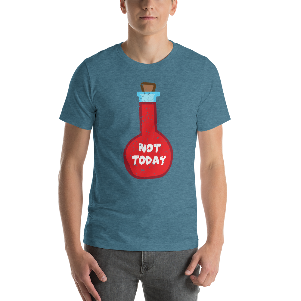 Health Potion Not Today Dungeon RPG Unisex T-Shirt