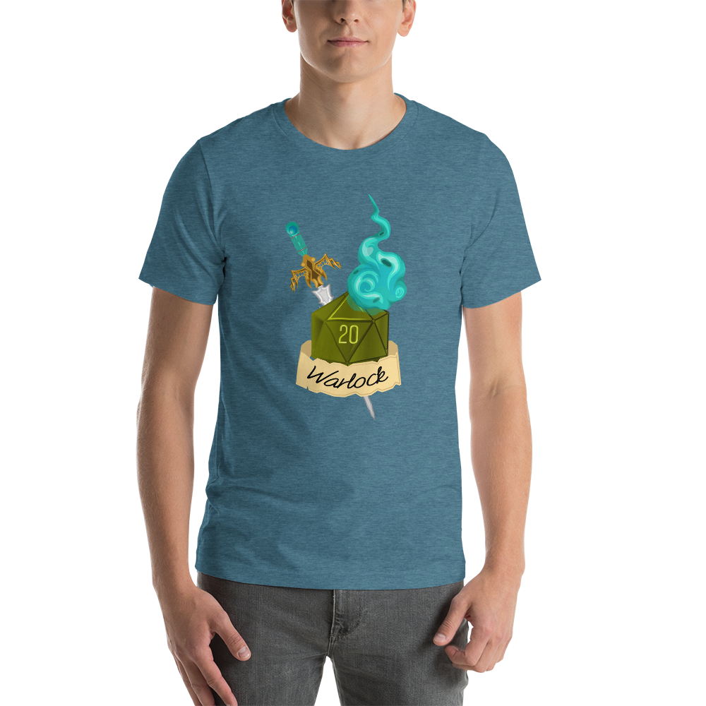 Warlock Fantasy RPG D20 Character Class Unisex T-Shirt
