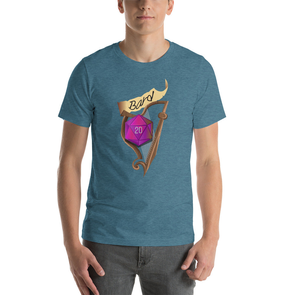 Bard Fantasy RPG D20 Character Class Unisex T-Shirt