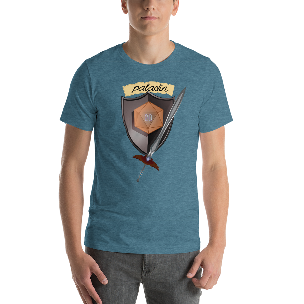 Paladin Fantasy RPG D20 Character Class Unisex T-Shirt