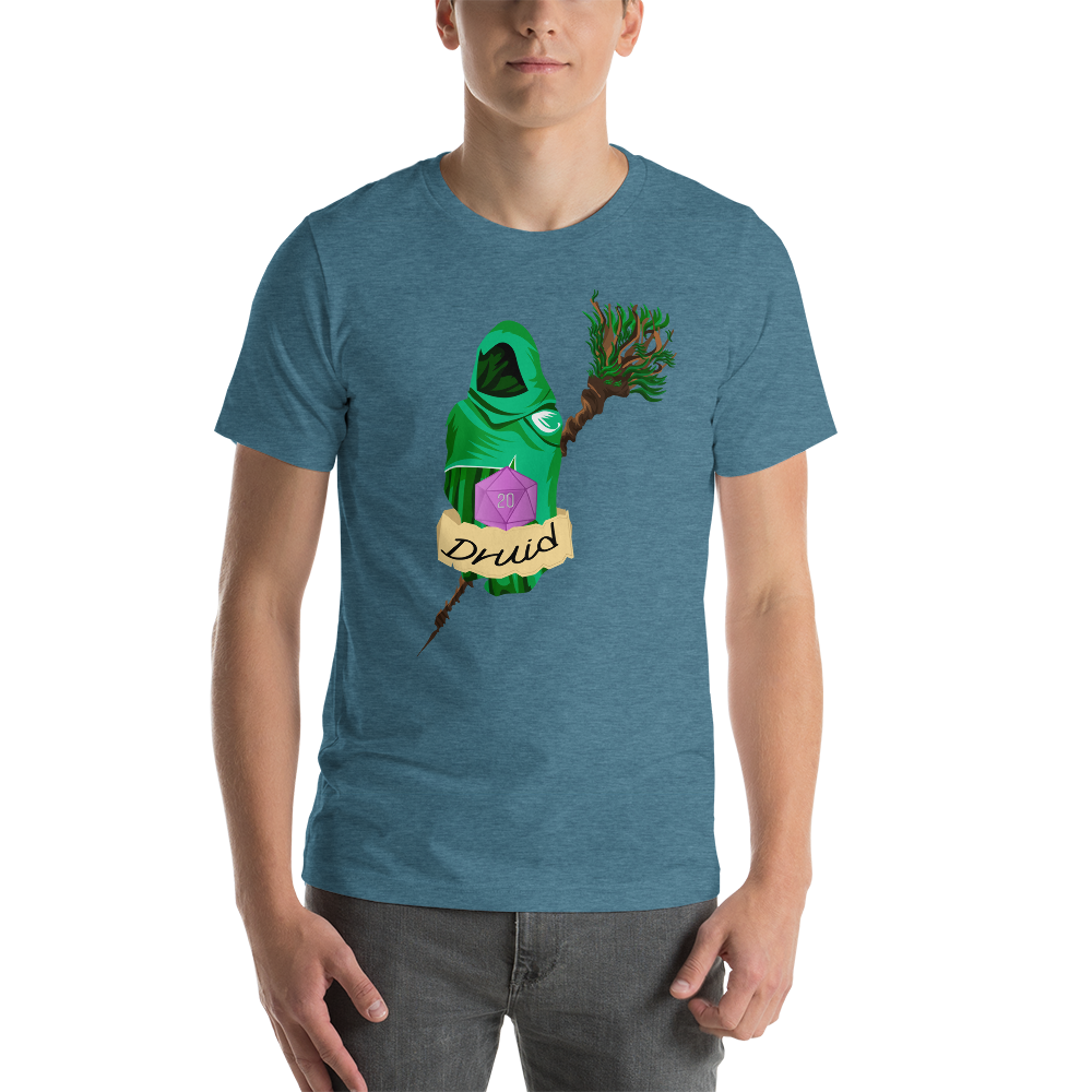 Druid Fantasy RPG D20 Character Class Unisex T-Shirt