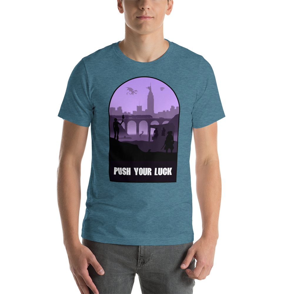 Push Your Luck Board Game Mechanic Unisex T-Shirt