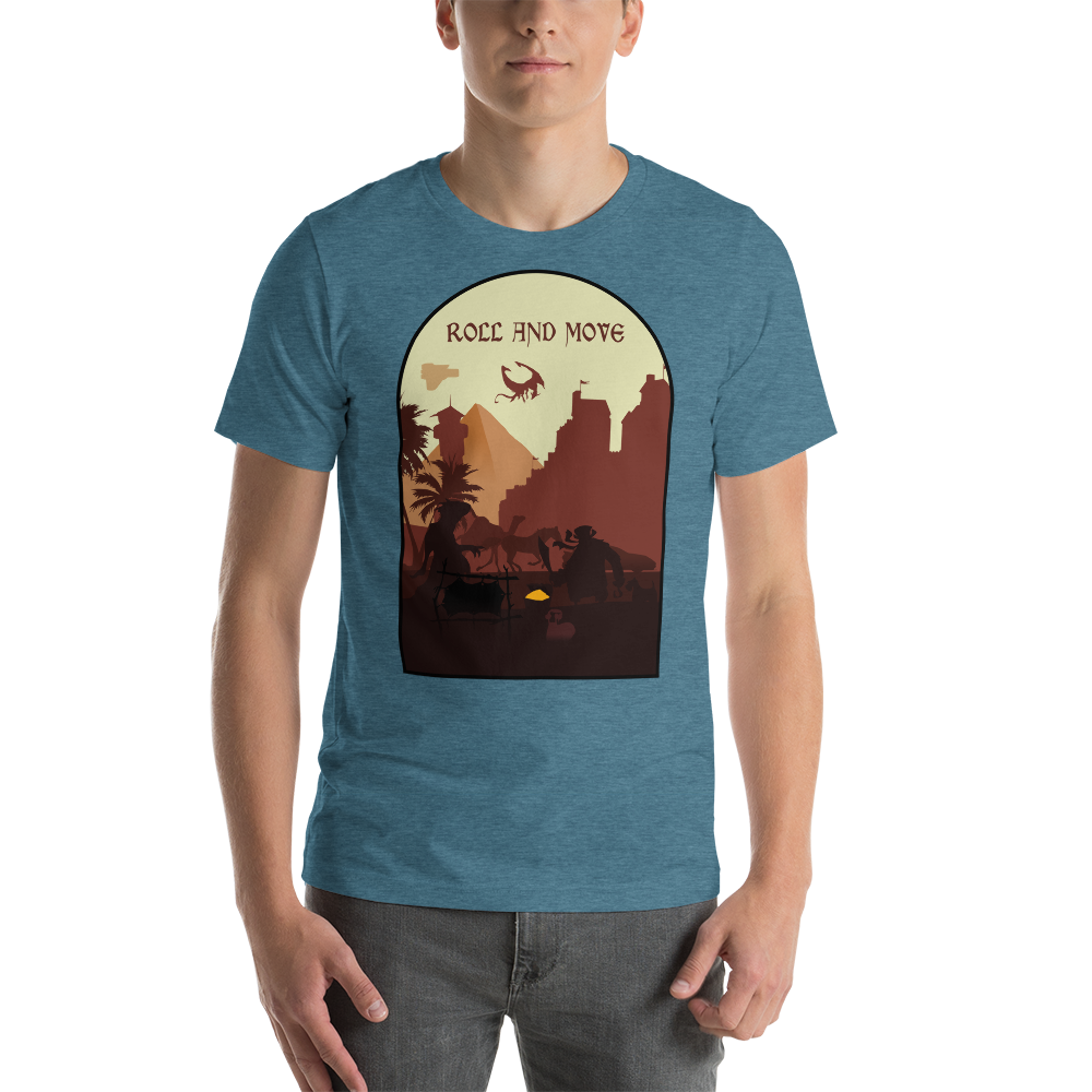 Roll and Move Board Game Mechanic Unisex T-Shirt