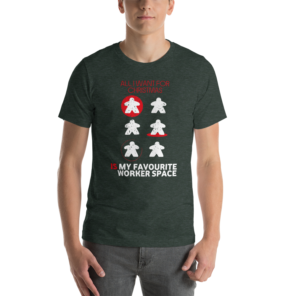 All I Want For Christmas Is My Favourite Worker Space - Christmas Unisex T-Shirt