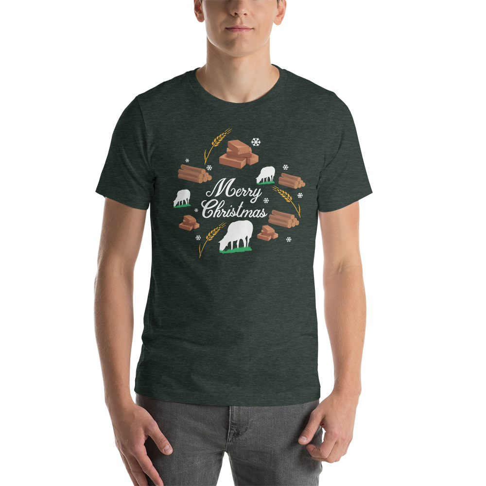 Merry Christmas Catan Resource Festive Unisex T-Shirt