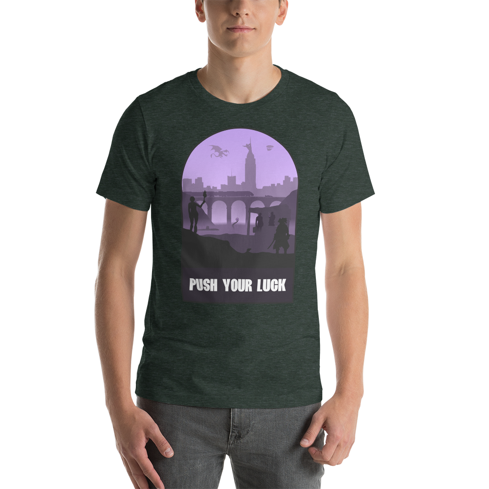 Push Your Luck Board Game Mechanic Unisex T-Shirt