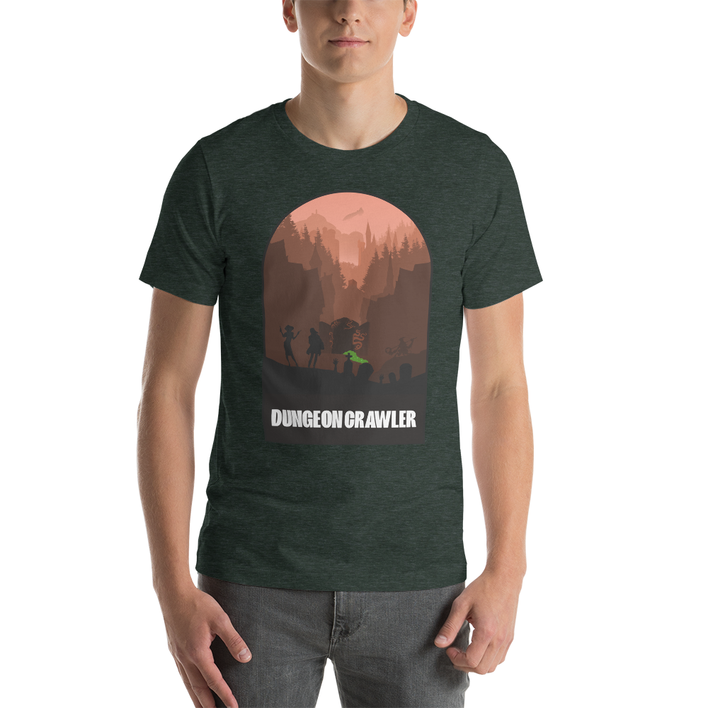 Dungeon Crawler Board Game Mechanic Unisex T-Shirt