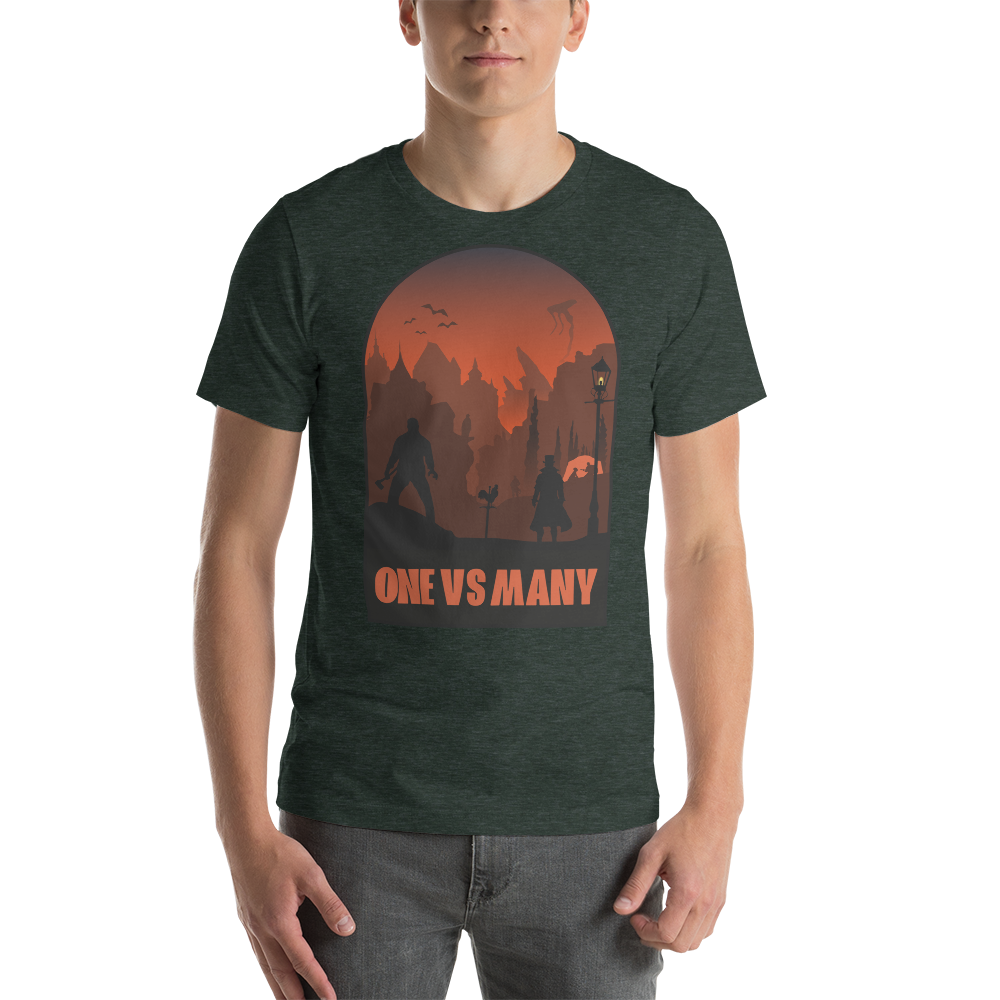 One vs Many Board Game Mechanic Unisex T-Shirt