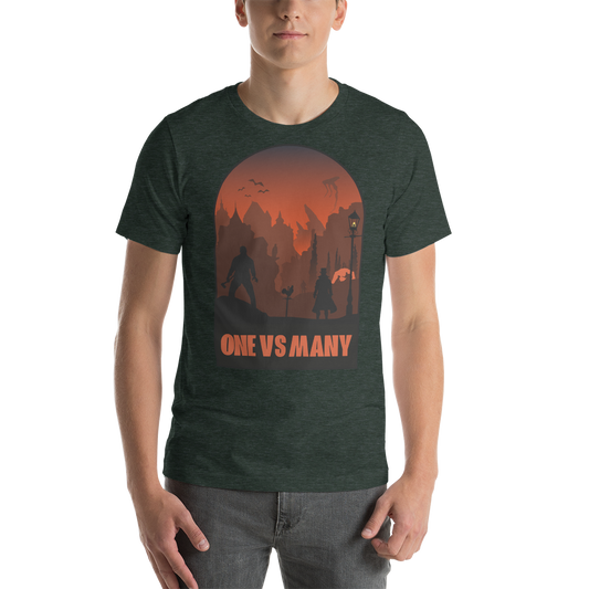 One vs Many Board Game Mechanic Unisex T-Shirt