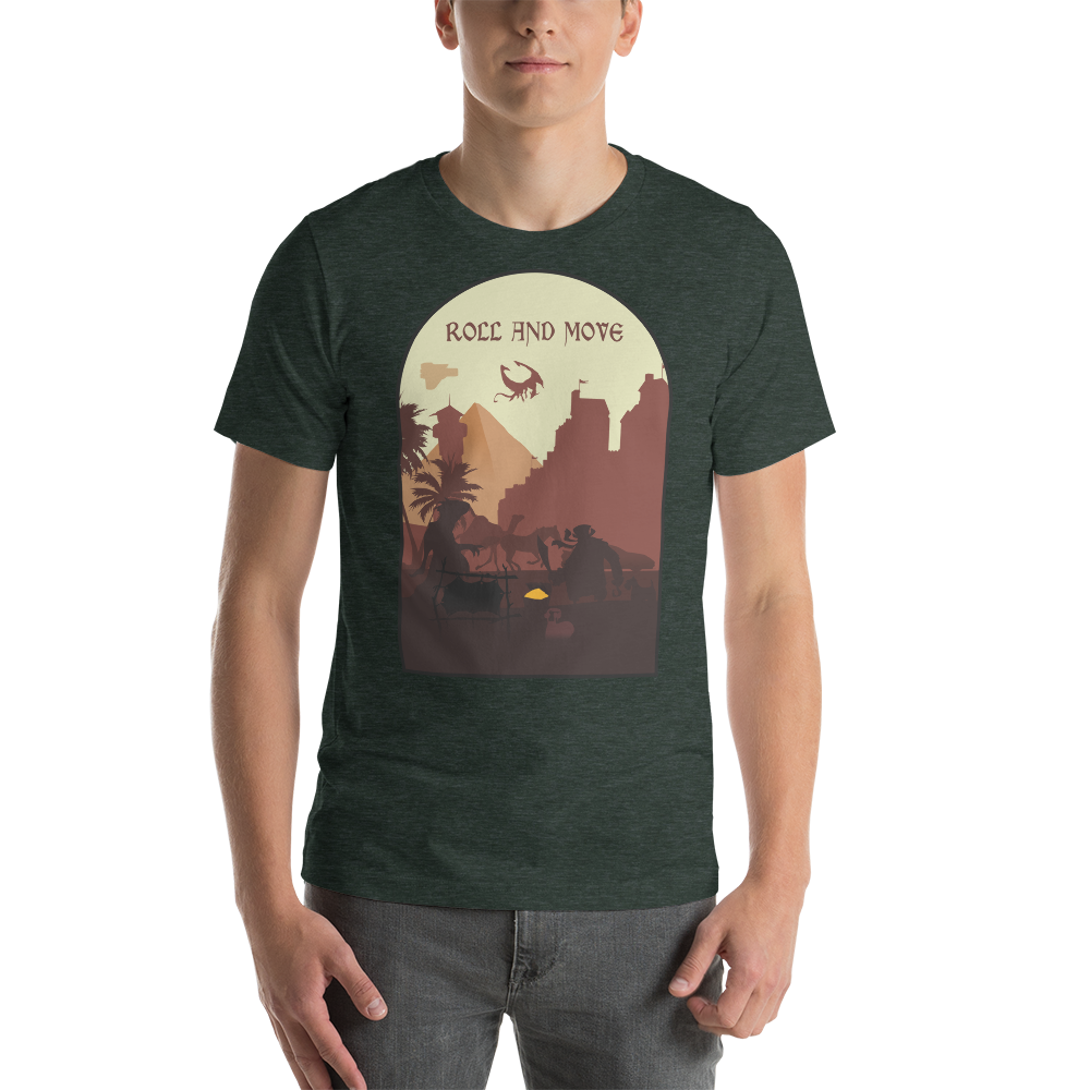 Roll and Move Board Game Mechanic Unisex T-Shirt