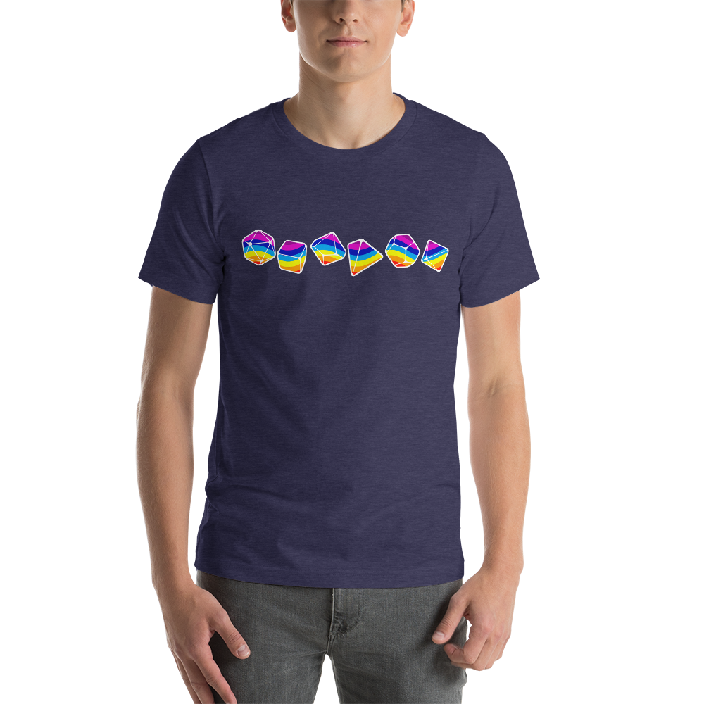 Rainbow LGBT Pride Dice Dungeon RPG Unisex T-Shirt