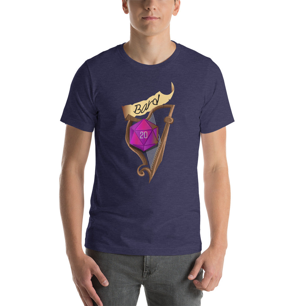 Bard Fantasy RPG D20 Character Class Unisex T-Shirt