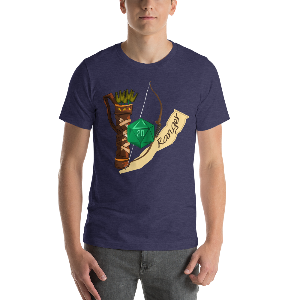 Ranger Fantasy RPG D20 Character Class Unisex T-Shirt