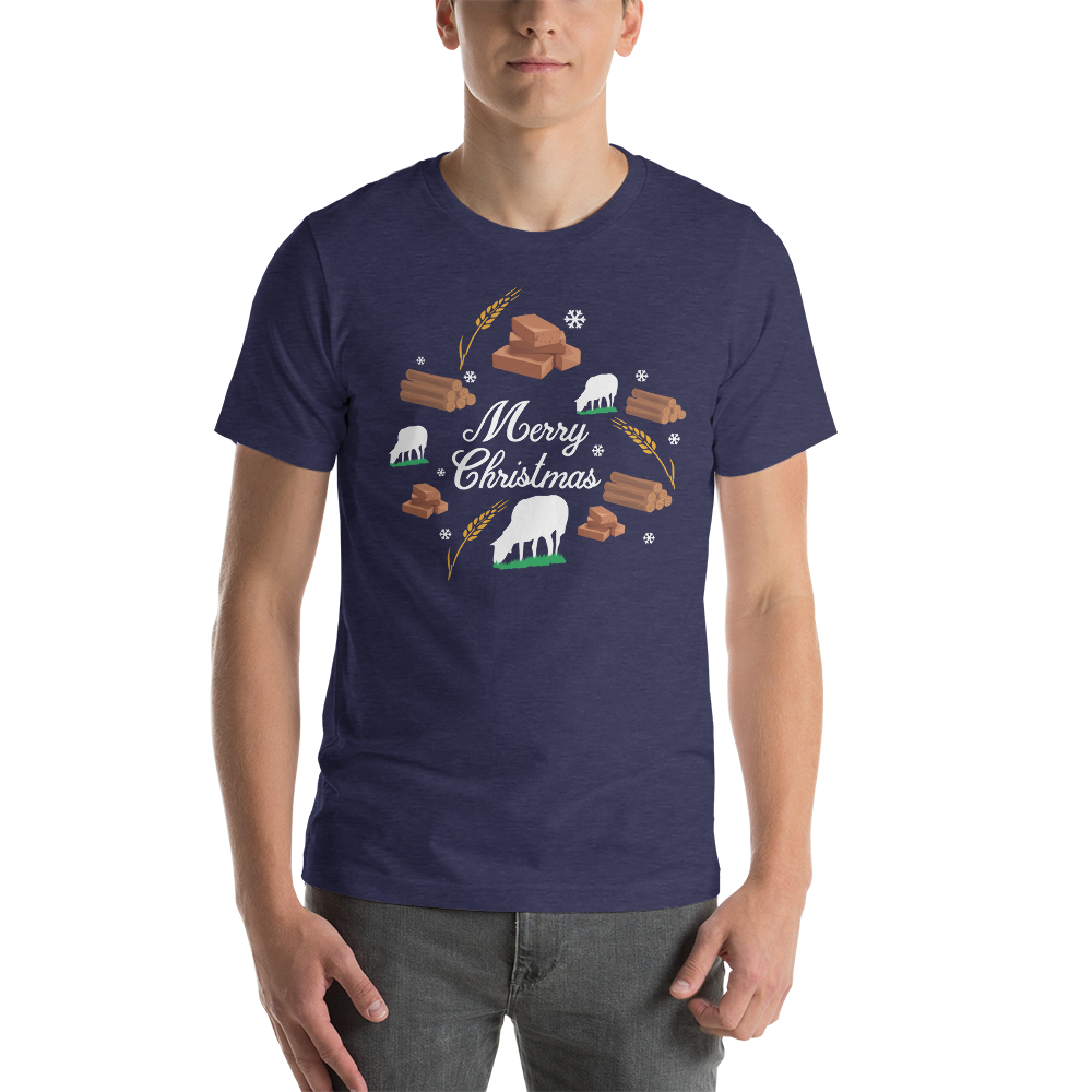 Merry Christmas Catan Resource Festive Unisex T-Shirt