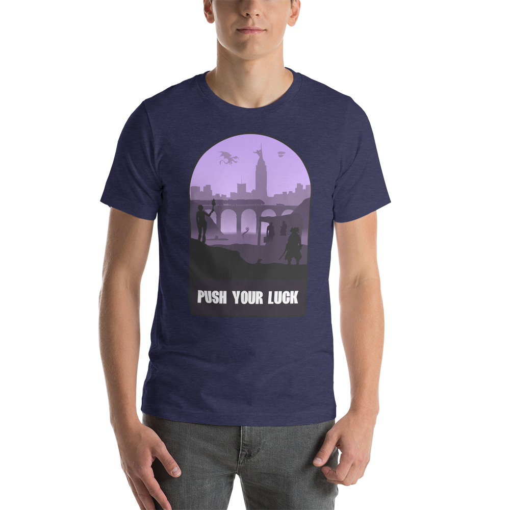 Push Your Luck Board Game Mechanic Unisex T-Shirt