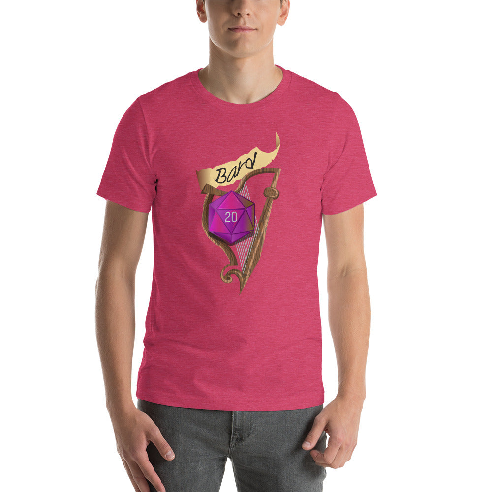 Bard Fantasy RPG D20 Character Class Unisex T-Shirt