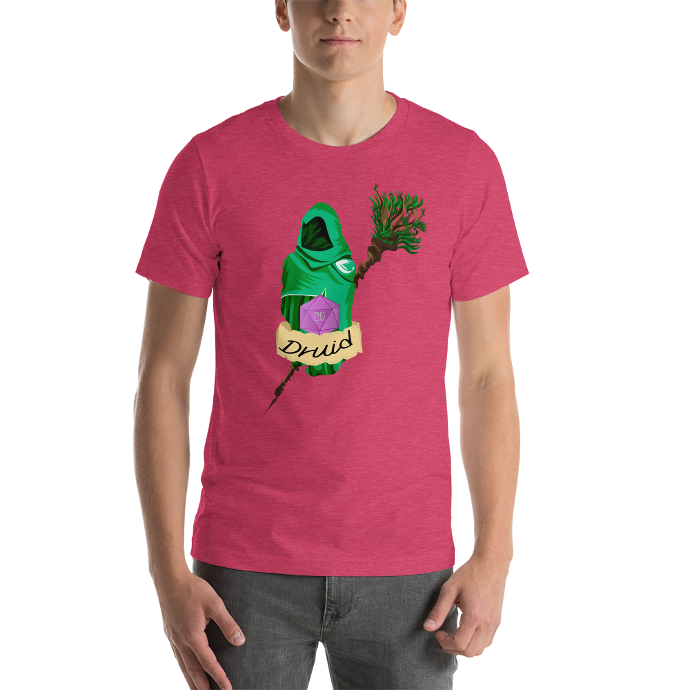 Druid Fantasy RPG D20 Character Class Unisex T-Shirt