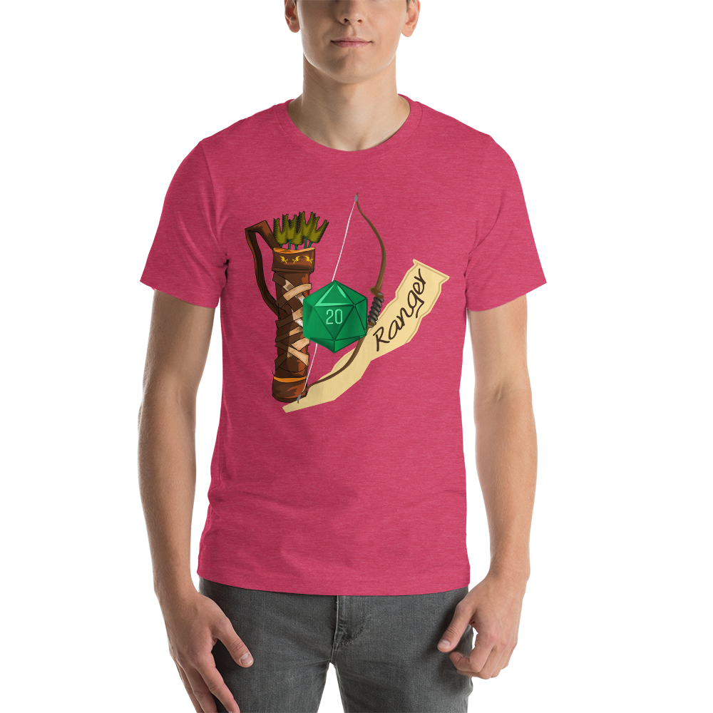 Ranger Fantasy RPG D20 Character Class Unisex T-Shirt