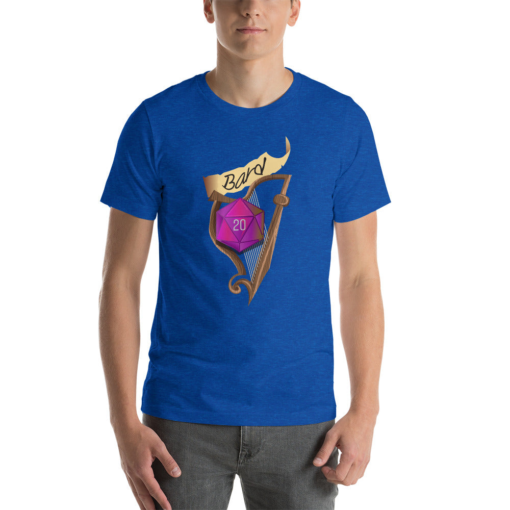 Bard Fantasy RPG D20 Character Class Unisex T-Shirt