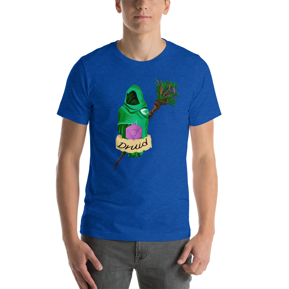 Druid Fantasy RPG D20 Character Class Unisex T-Shirt