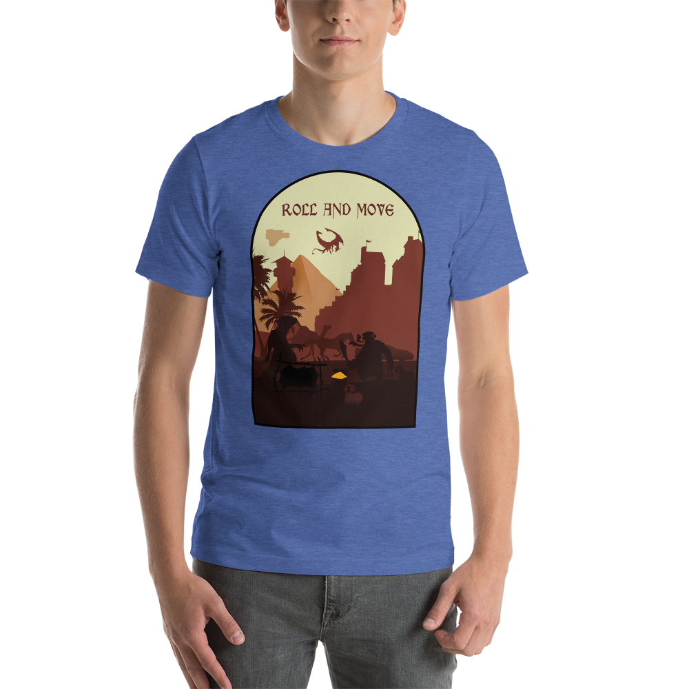 Roll and Move Board Game Mechanic Unisex T-Shirt