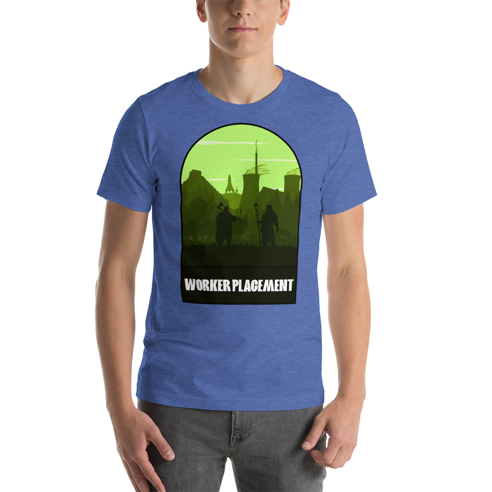 Worker Placement Board Game Mechanic Unisex T-Shirt