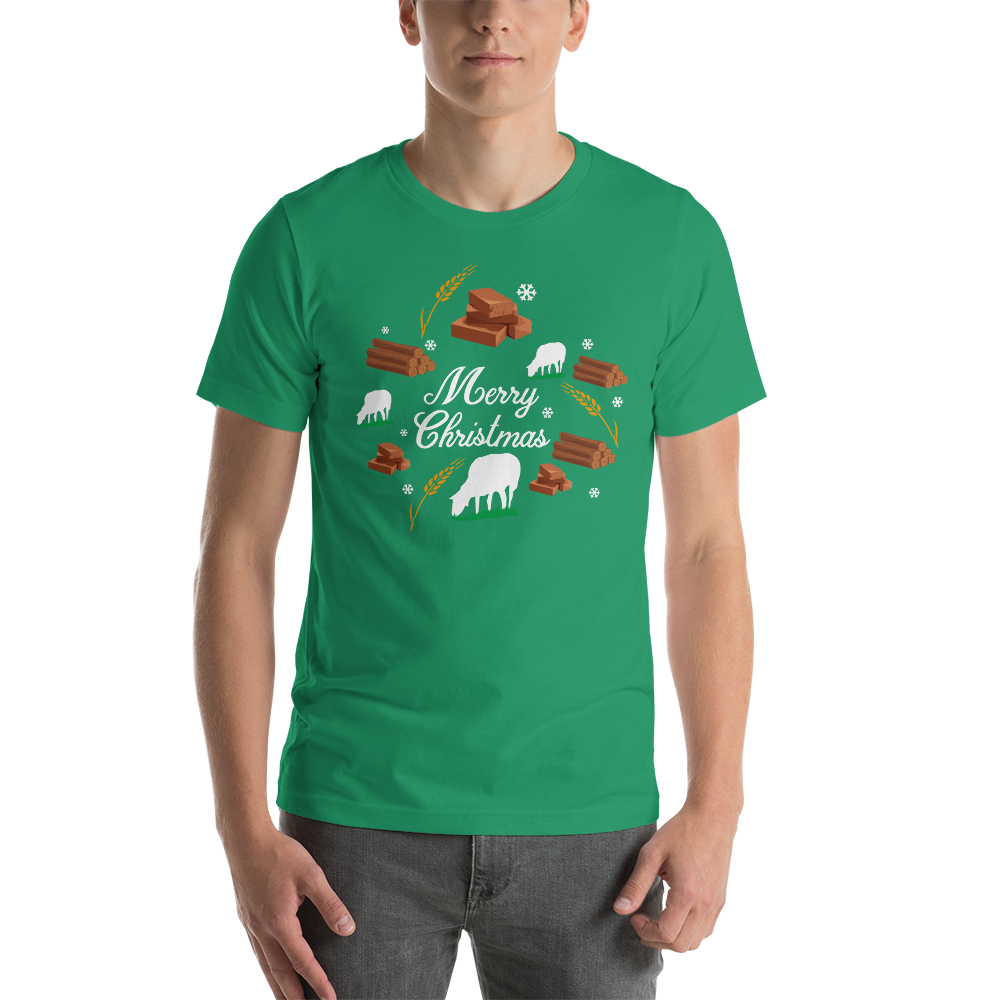 Merry Christmas Catan Resource Festive Unisex T-Shirt