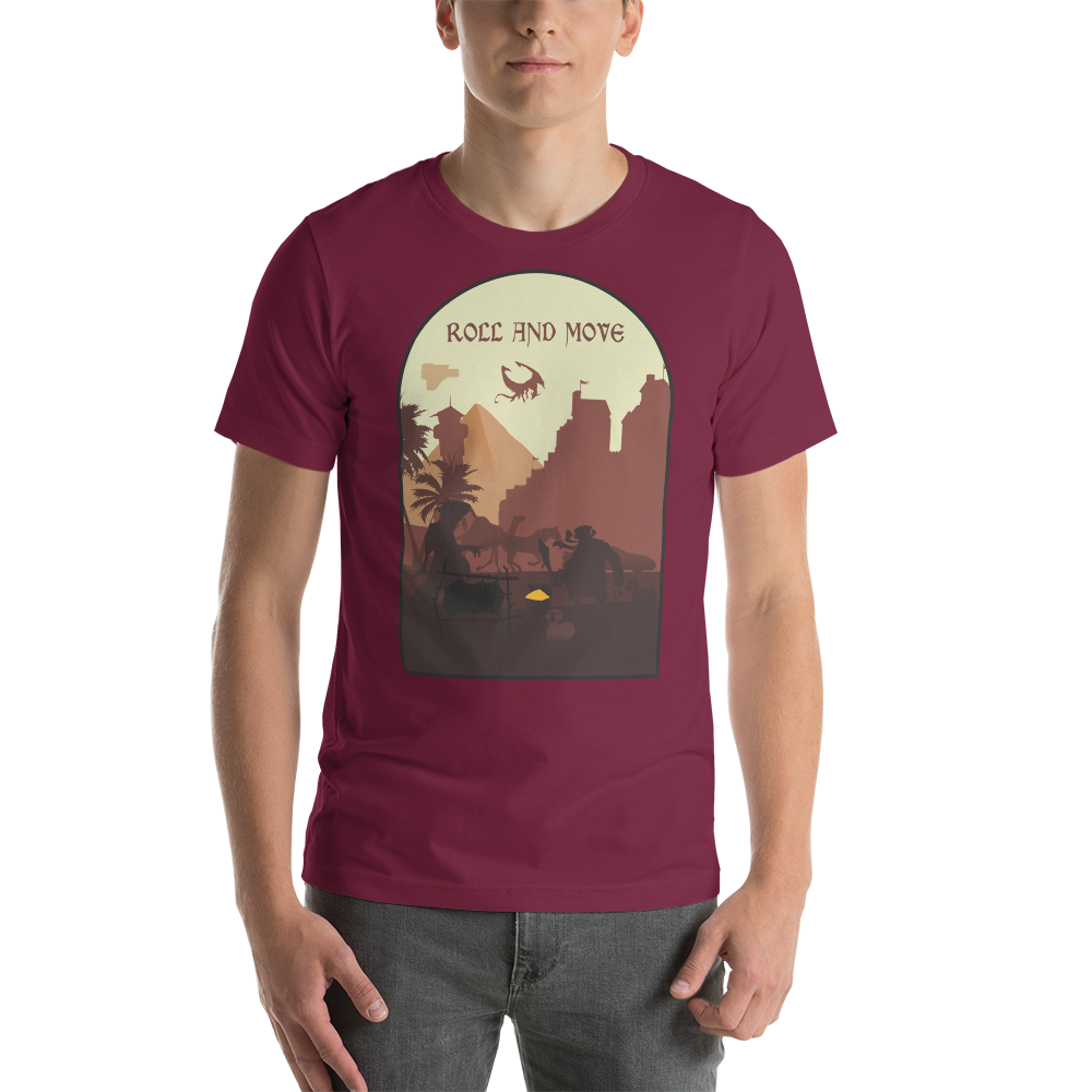 Roll and Move Board Game Mechanic Unisex T-Shirt