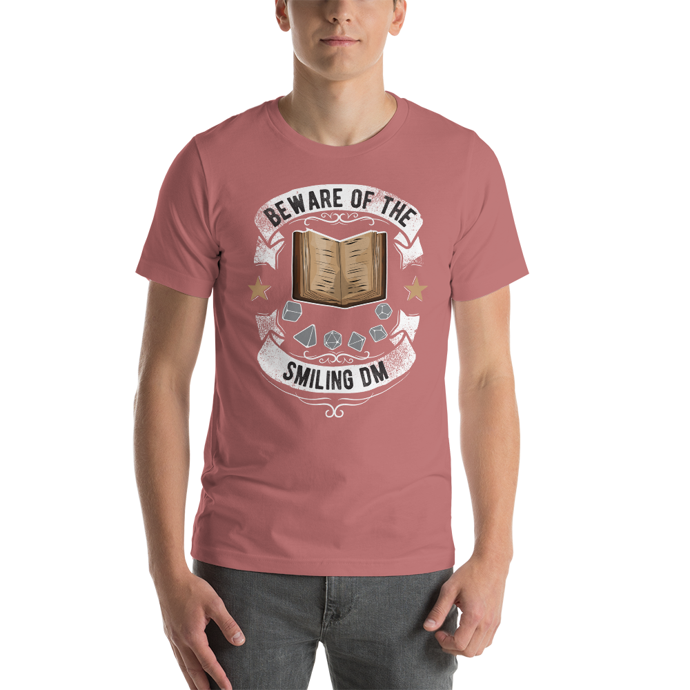 Beware the Smiling DM Dungeon RPG Unisex T-Shirt