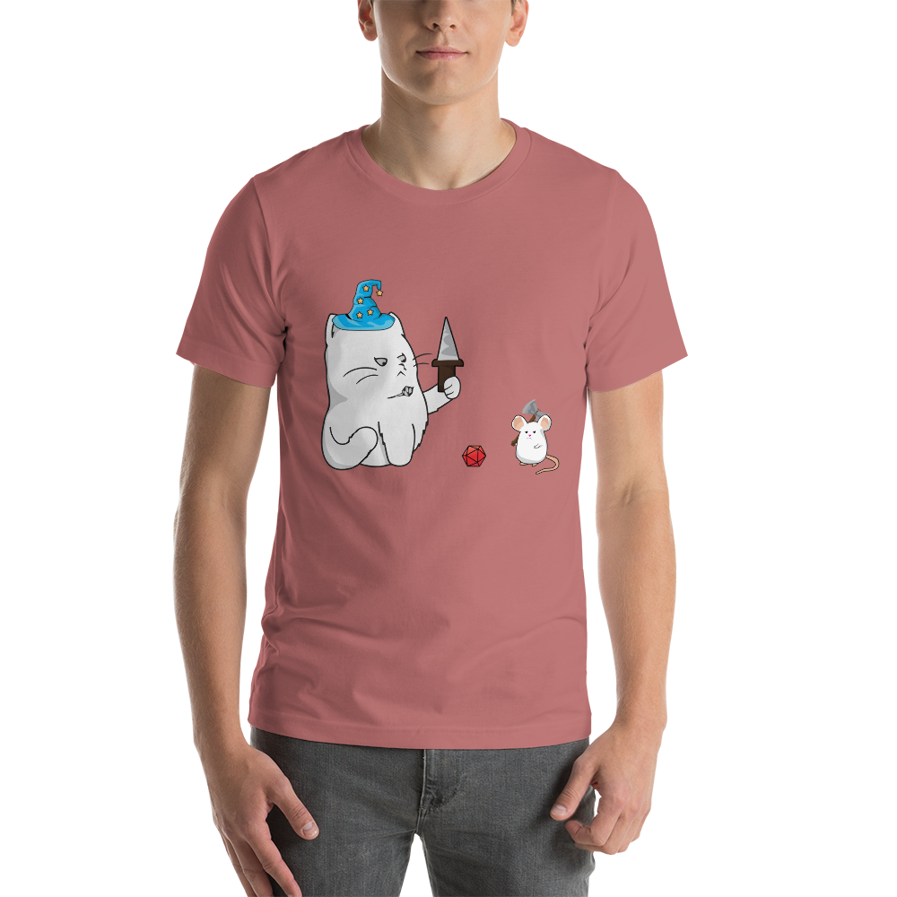 Cat and Mouse Adventure Party Dungeon RPG Unisex T-Shirt