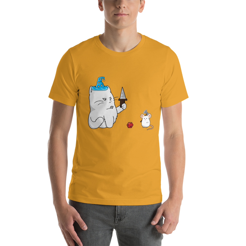 Cat and Mouse Adventure Party Dungeon RPG Unisex T-Shirt