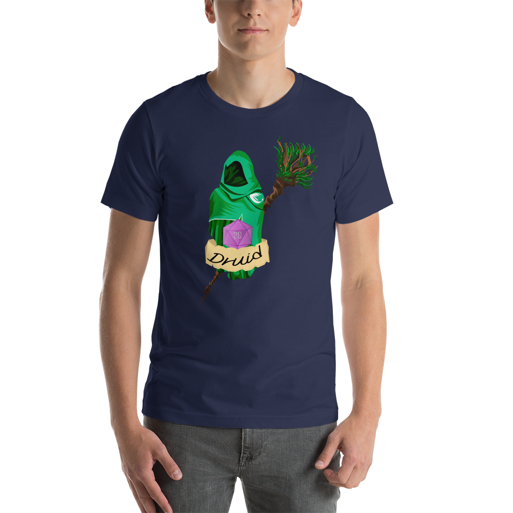Druid Fantasy RPG D20 Character Class Unisex T-Shirt
