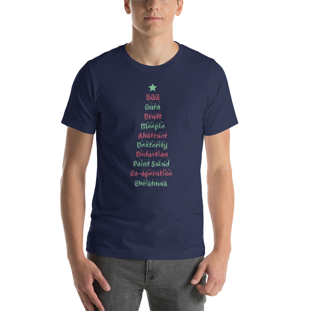 Christmas Tree Board Game Mechanics - Christmas Unisex T-Shirt