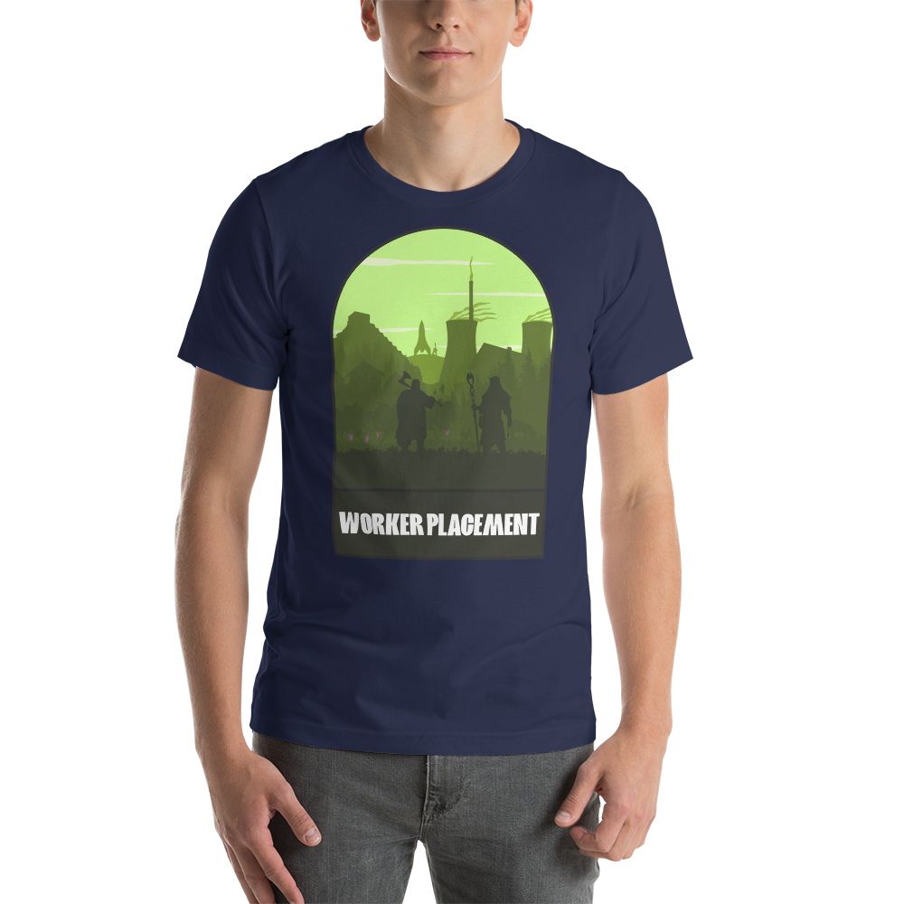 Worker Placement Board Game Mechanic Unisex T-Shirt