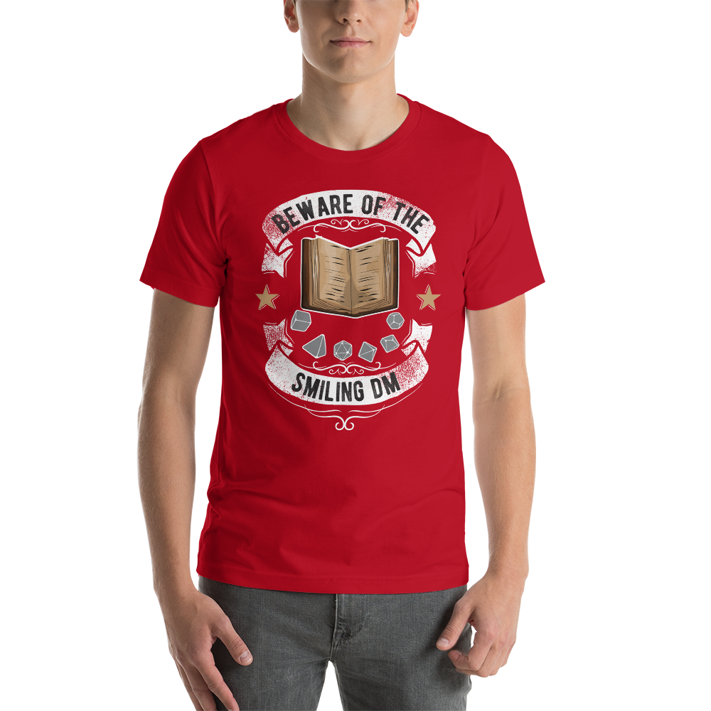 Beware the Smiling DM Dungeon RPG Unisex T-Shirt