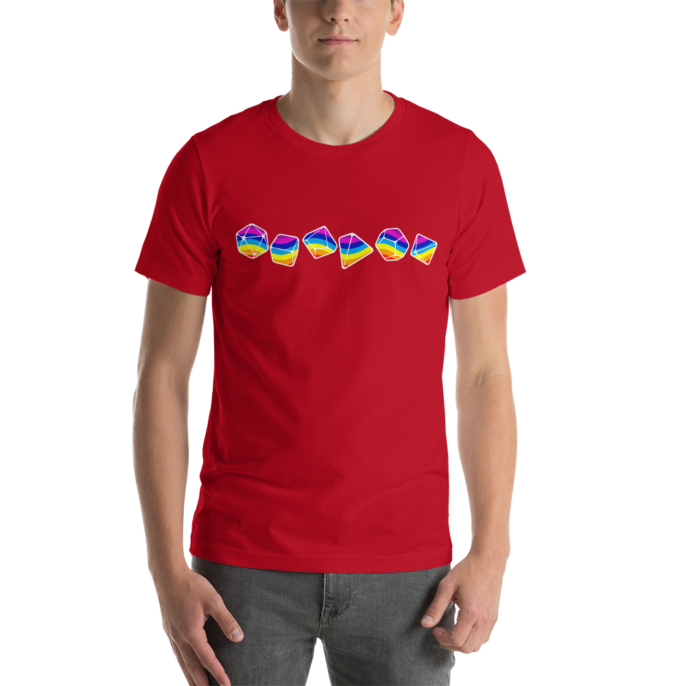 Rainbow LGBT Pride Dice Dungeon RPG Unisex T-Shirt