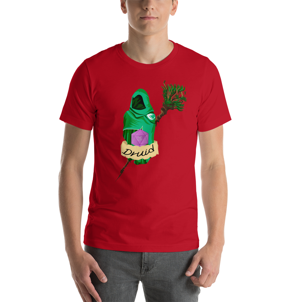 Druid Fantasy RPG D20 Character Class Unisex T-Shirt