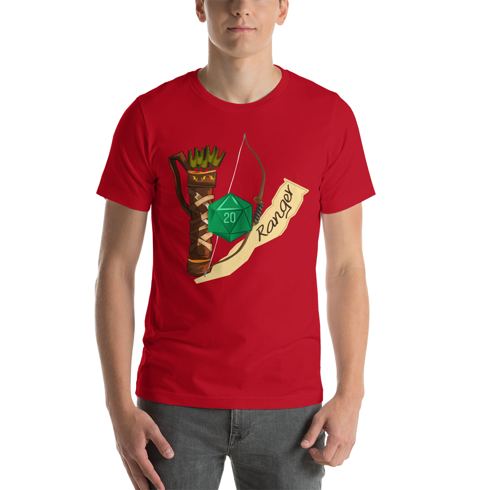 Ranger Fantasy RPG D20 Character Class Unisex T-Shirt