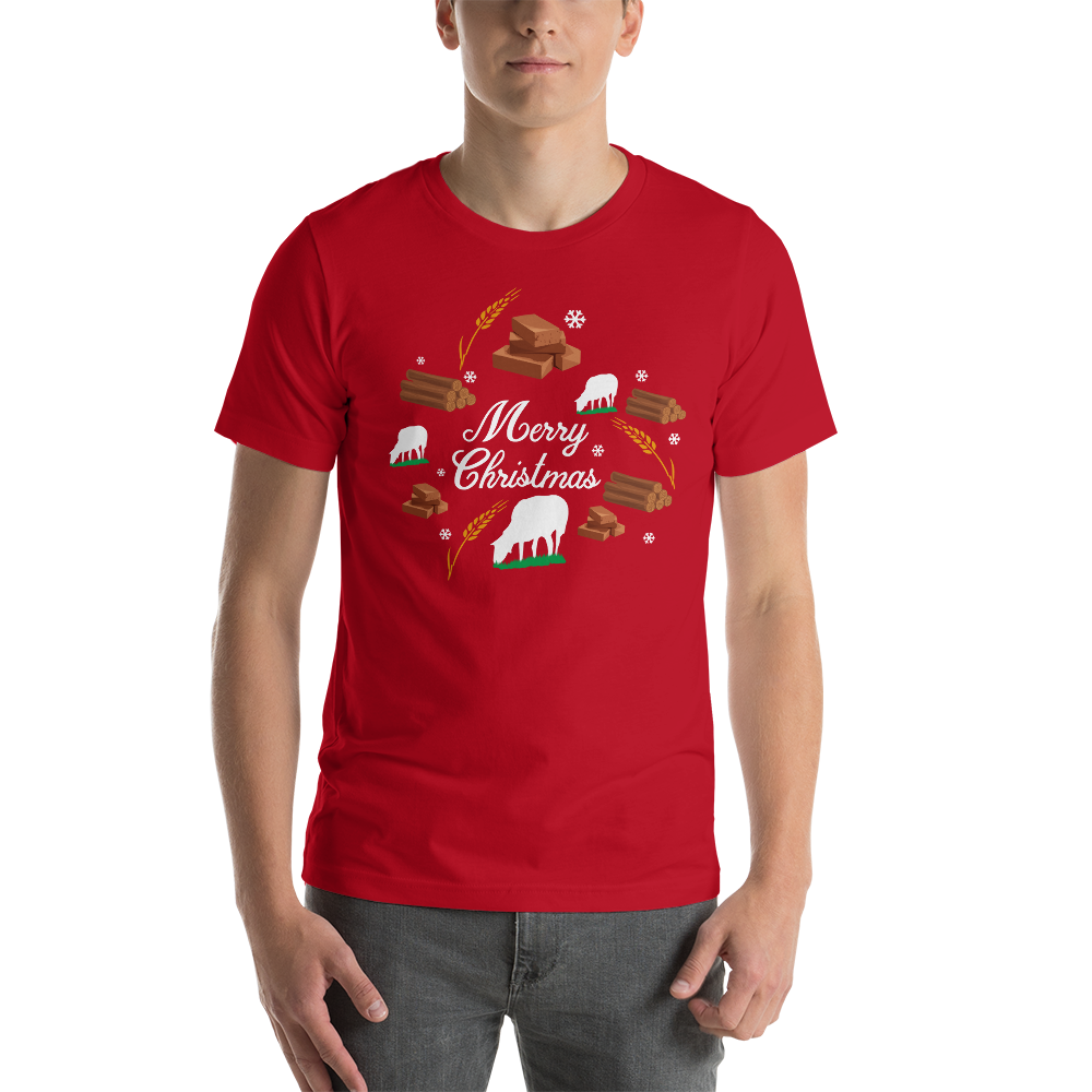 Merry Christmas Catan Resource Festive Unisex T-Shirt