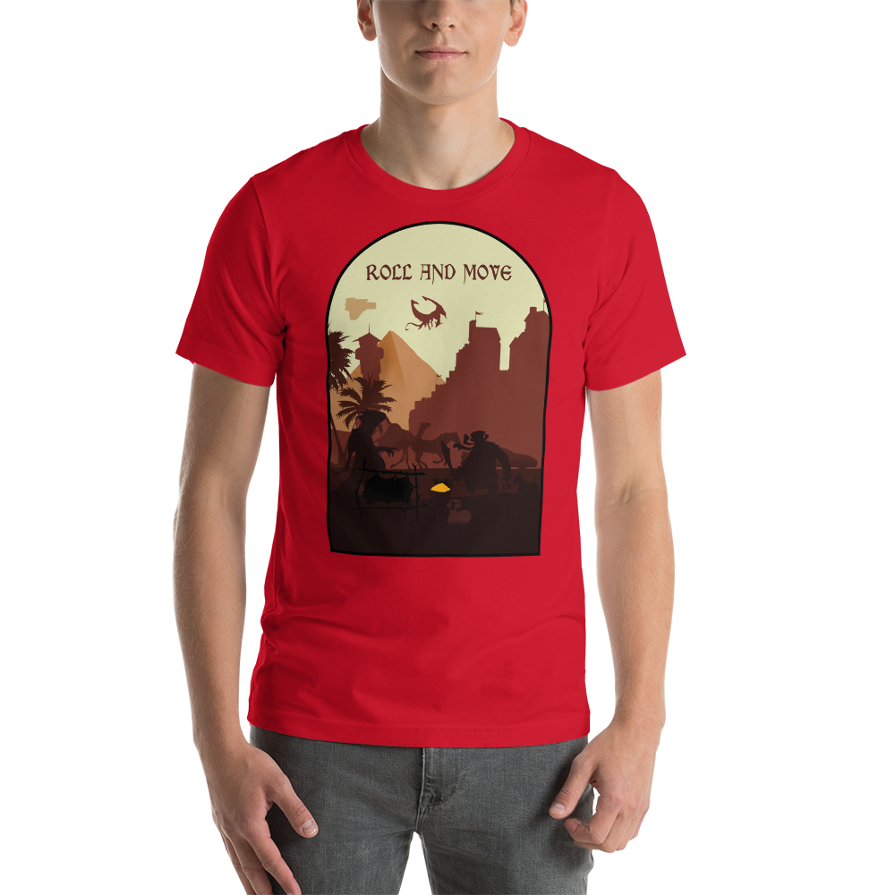 Roll and Move Board Game Mechanic Unisex T-Shirt