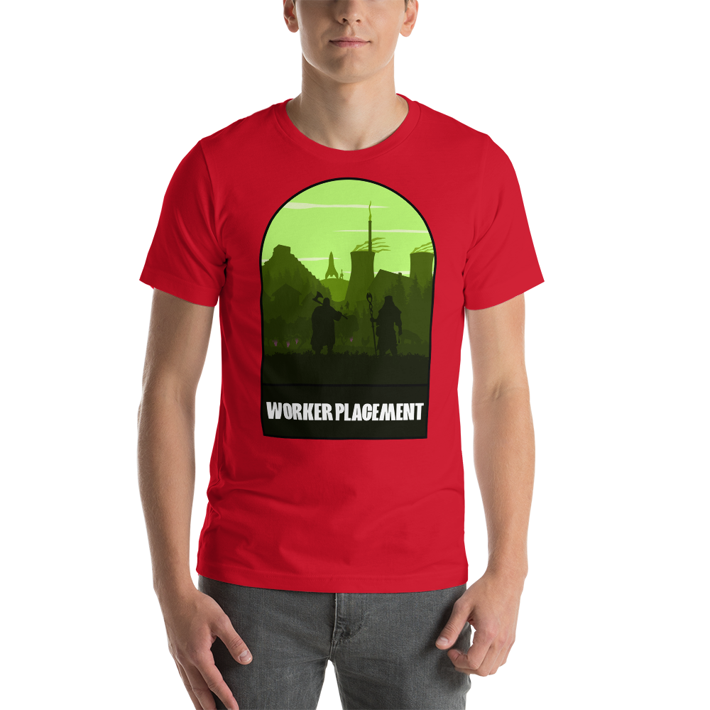 Worker Placement Board Game Mechanic Unisex T-Shirt