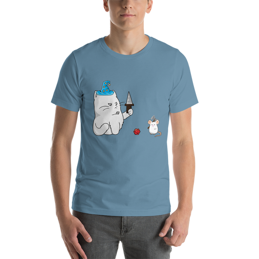 Cat and Mouse Adventure Party Dungeon RPG Unisex T-Shirt