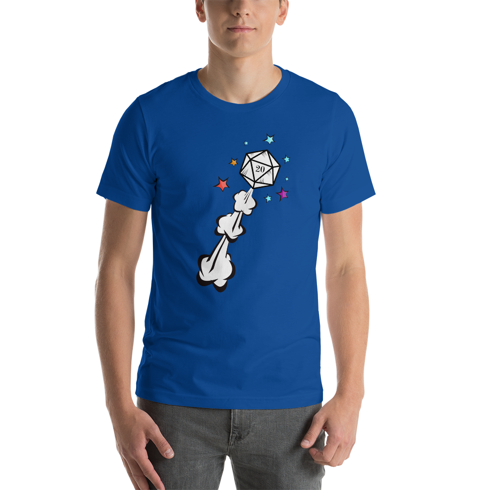D20 Dice Explosion Dungeon RPG Unisex T-Shirt