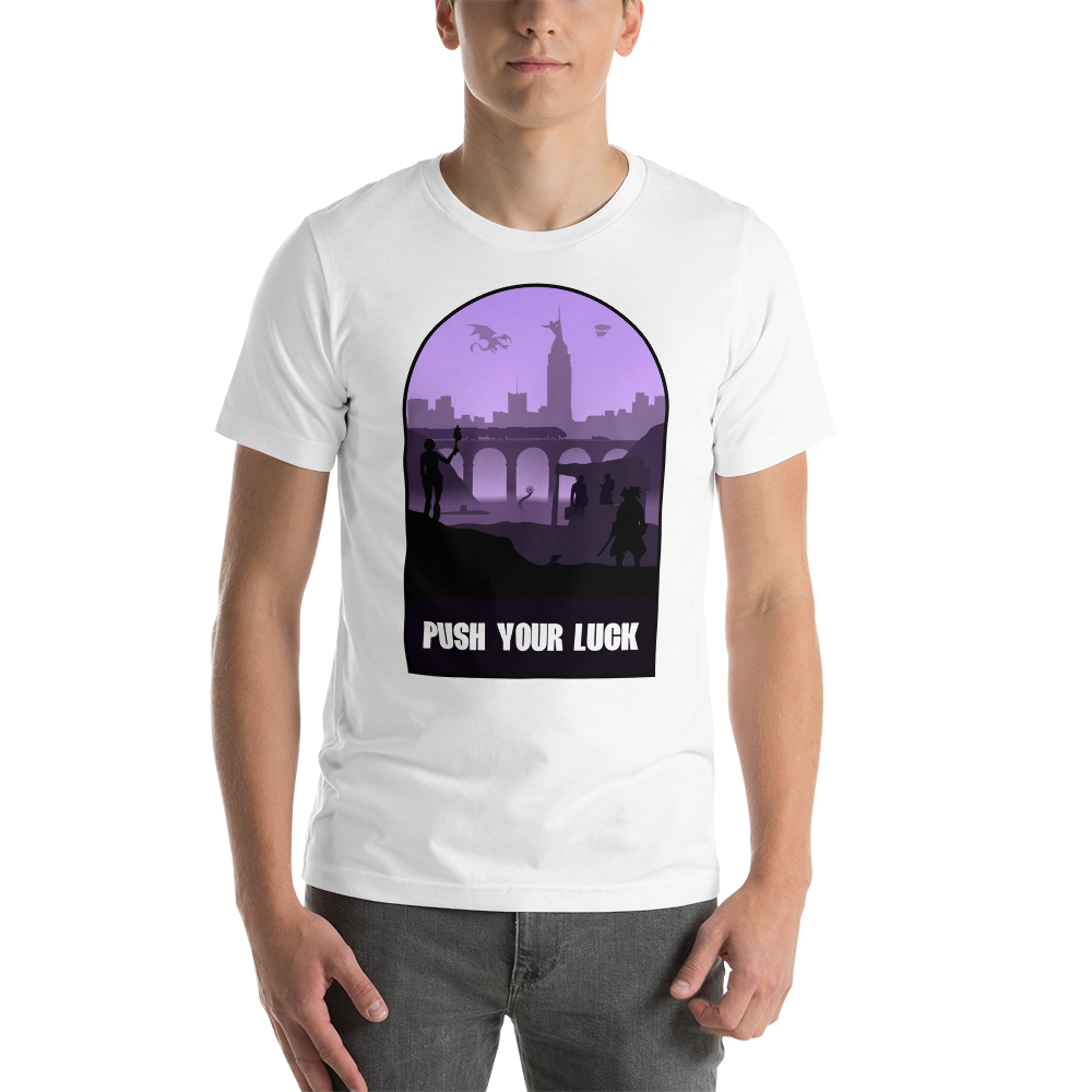 Push Your Luck Board Game Mechanic Unisex T-Shirt