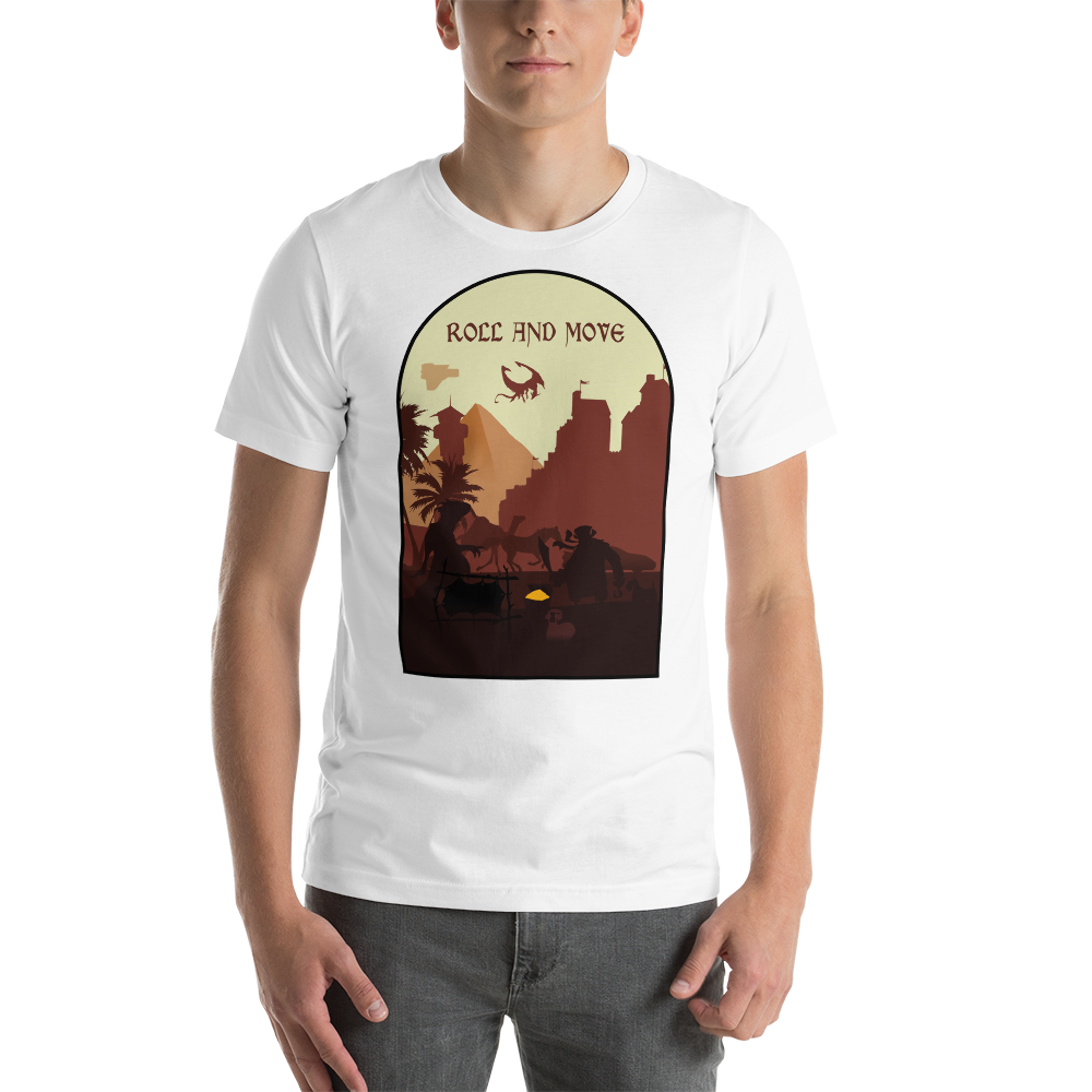 Roll and Move Board Game Mechanic Unisex T-Shirt