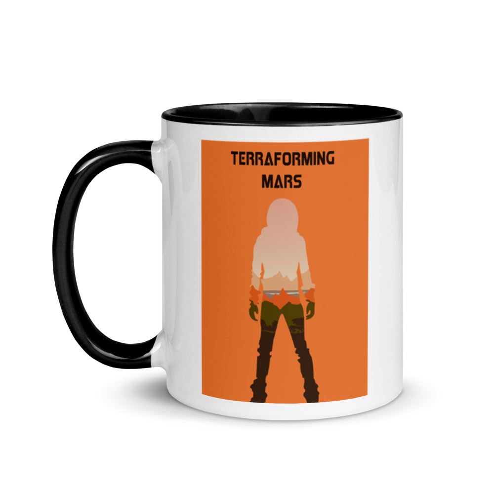 Terraforming Mars Board Game Silhouette Mug