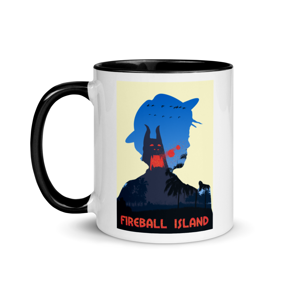 Fireball Island Board Game Silhouette Mug