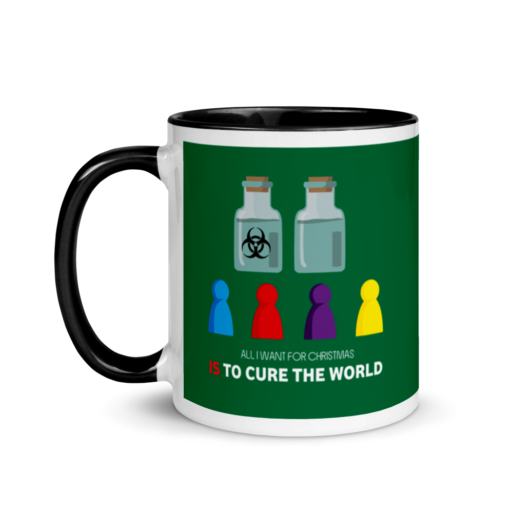 All I Want For Christmas Is To Cure The World Festive Mug